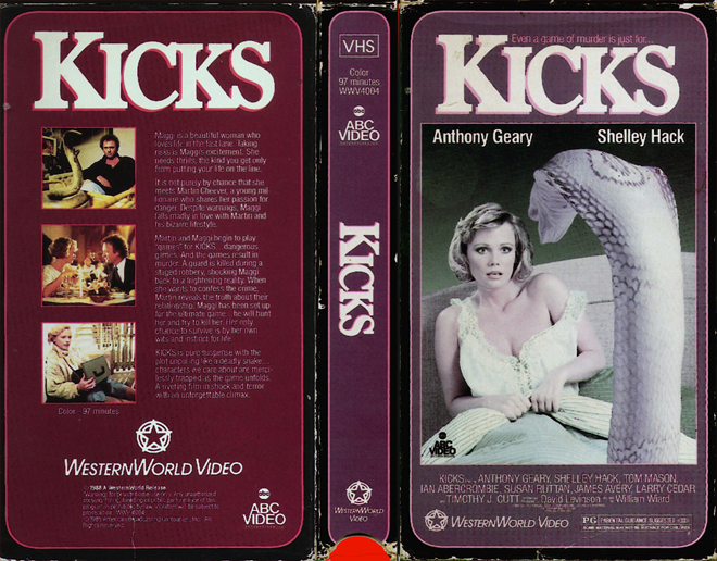 KICKS, VHS COVERS