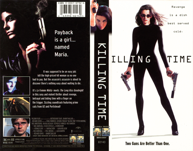 KILLING TIME, VHS COVERS, VHS COVER