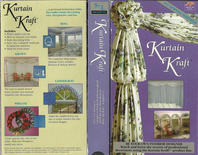 KURTAIN KRAFT VHS COVER, VHS COVERS