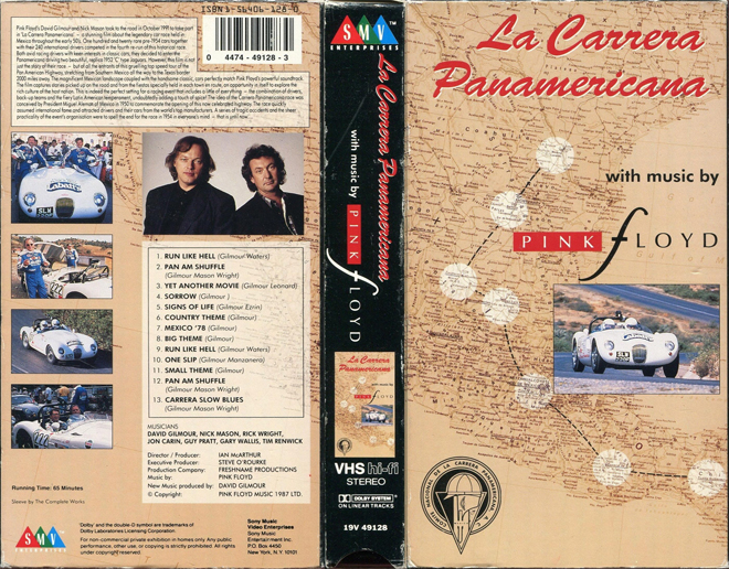 LA CARRERA PANAMERICANA, ACTION, HORROR, BLAXPLOITATION, HORROR, ACTION EXPLOITATION, SCI-FI, MUSIC, SEX COMEDY, DRAMA, SEXPLOITATION, VHS COVER, VHS COVERS