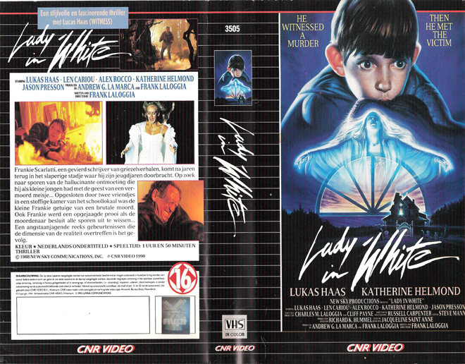 LADY IN WHITE, BIG BOX, HORROR, ACTION EXPLOITATION, ACTION, HORROR, SCI-FI, MUSIC, THRILLER, SEX COMEDY,  DRAMA, SEXPLOITATION, VHS COVER, VHS COVERS, DVD COVER, DVD COVERS
