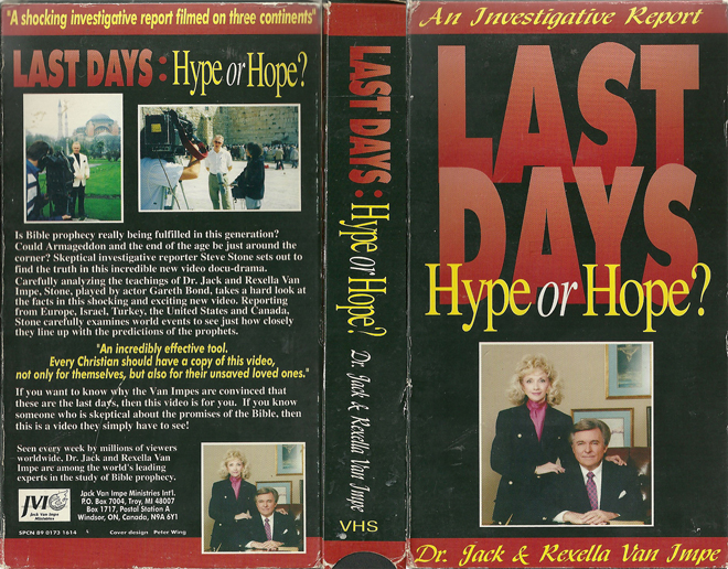 LAST DAYS - HYPE OR HOPE? JACK VAN IMP, ACTION VHS COVER, HORROR VHS COVER, BLAXPLOITATION VHS COVER, HORROR VHS COVER, ACTION EXPLOITATION VHS COVER, SCI-FI VHS COVER, MUSIC VHS COVER, SEX COMEDY VHS COVER, DRAMA VHS COVER, SEXPLOITATION VHS COVER, BIG BOX VHS COVER, CLAMSHELL VHS COVER, VHS COVER, VHS COVERS, DVD COVER, DVD COVERS