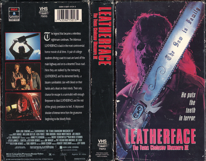 LEATHERFACE : THE TEXAS CHAINSAW MASSACRE 3