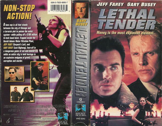 LETHAL TENDER JEFF FAHEY GARY BUSEY VHS COVER