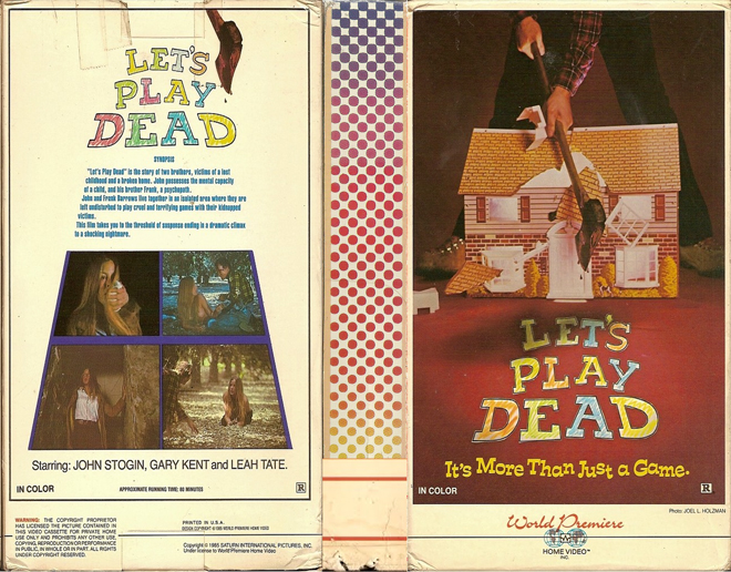 LETS PLAY DEAD VHS COVER