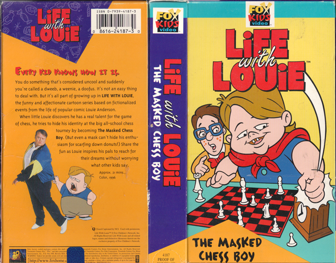 LIFE WITH LOUIE : THE MASKED CHESS BOY