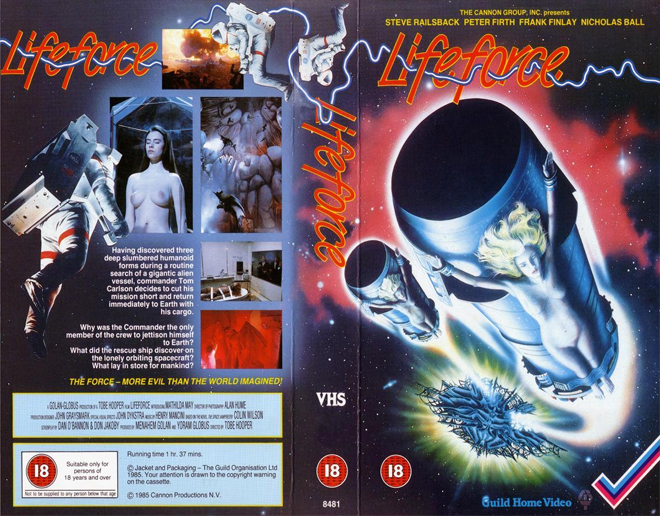 LIFEFORCE VHS COVER