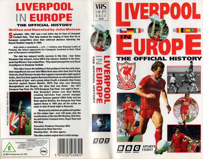 LIVERPOOL IN EUROPE : THE OFFICIAL HISTORY, HORROR, ACTION EXPLOITATION, ACTION, HORROR, SCI-FI, MUSIC, THRILLER, SEX COMEDY, DRAMA, SEXPLOITATION, BIG BOX, CLAMSHELL, VHS COVER, VHS COVERS, DVD COVER, DVD COVERS