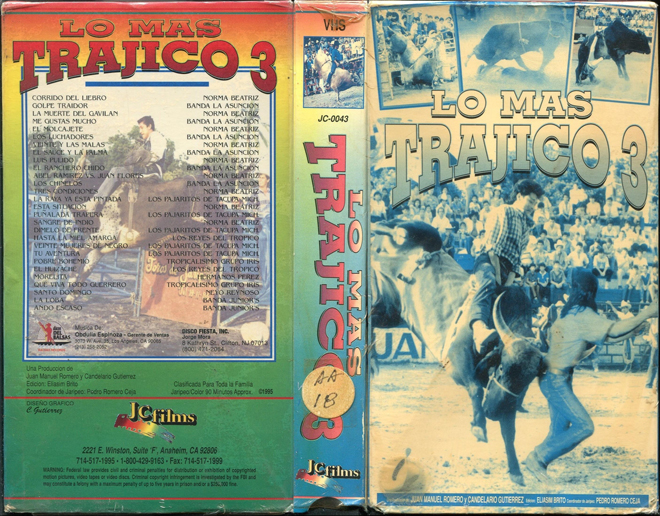 LO MAS TRAJICO 3, ACTION VHS COVER, HORROR VHS COVER, BLAXPLOITATION VHS COVER, HORROR VHS COVER, ACTION EXPLOITATION VHS COVER, SCI-FI VHS COVER, MUSIC VHS COVER, SEX COMEDY VHS COVER, DRAMA VHS COVER, SEXPLOITATION VHS COVER, BIG BOX VHS COVER, CLAMSHELL VHS COVER, VHS COVER, VHS COVERS, DVD COVER, DVD COVERS