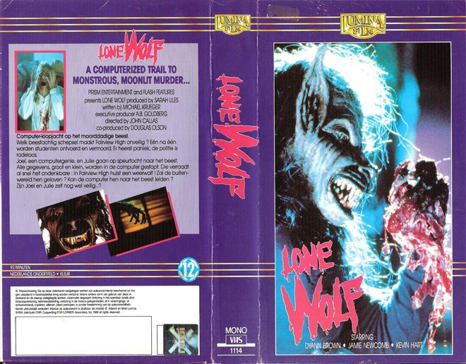 LONE WOLF VHS COVER