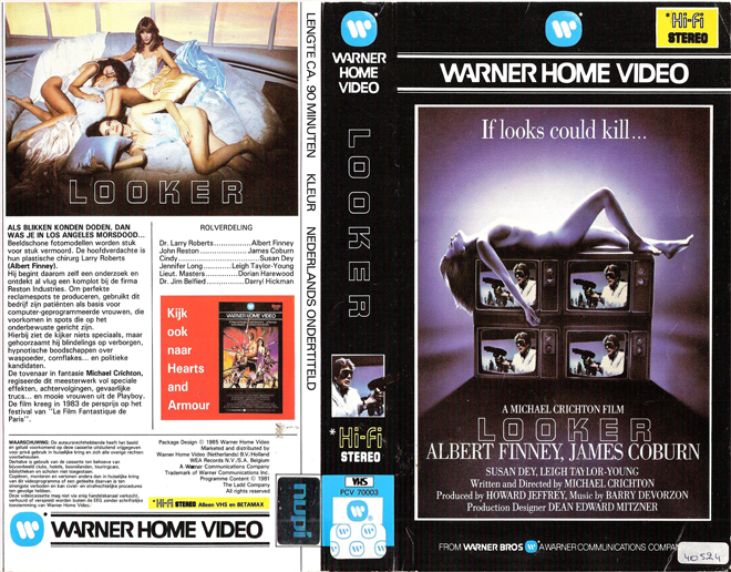 LOOKER VHS COVER