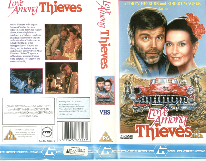 LOVE AMONG THIEVES VHS COVER