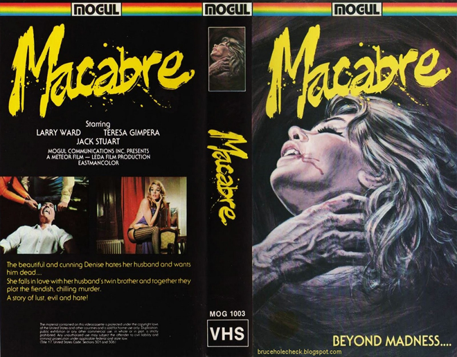 MACABRE VHS COVER