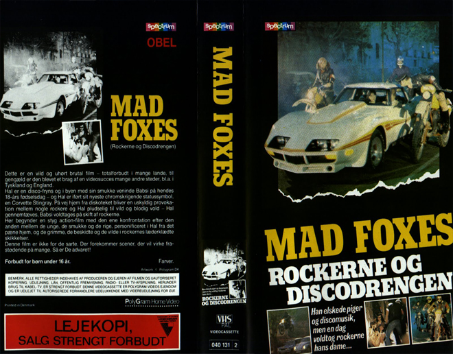 MAD FOXES VHS COVER