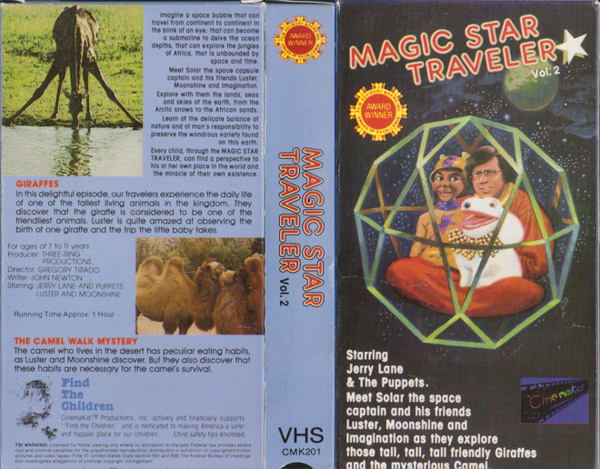 MAGIC STAR TRAVELER : VOLUME 2 VHS COVER