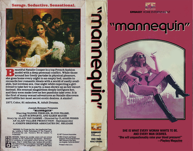 MANNEQUIN, VHS COVERS