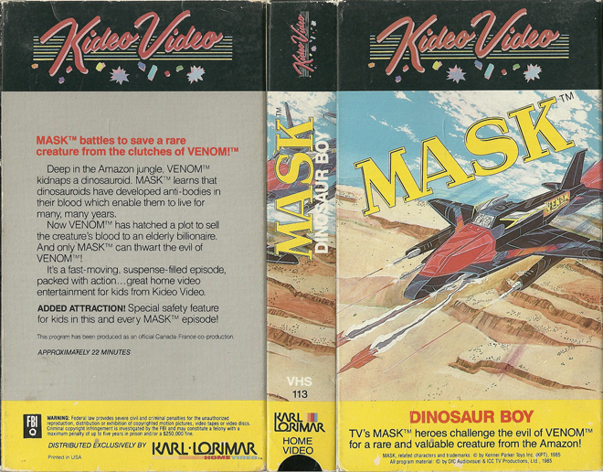 MASK - DINOSAUR BOY, ACTION VHS COVER, HORROR VHS COVER, BLAXPLOITATION VHS COVER, HORROR VHS COVER, ACTION EXPLOITATION VHS COVER, SCI-FI VHS COVER, MUSIC VHS COVER, SEX COMEDY VHS COVER, DRAMA VHS COVER, SEXPLOITATION VHS COVER, BIG BOX VHS COVER, CLAMSHELL VHS COVER, VHS COVER, VHS COVERS, DVD COVER, DVD COVERS
