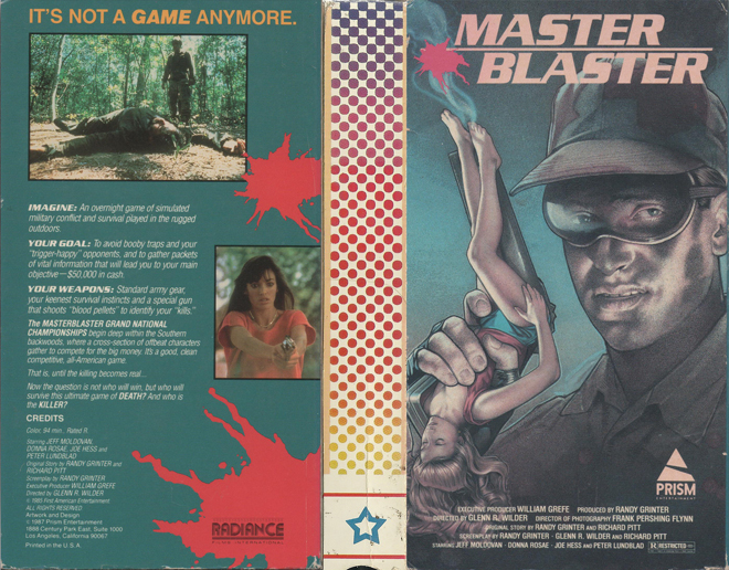 MASTER BLASTER VHS COVER, VHS COVERS