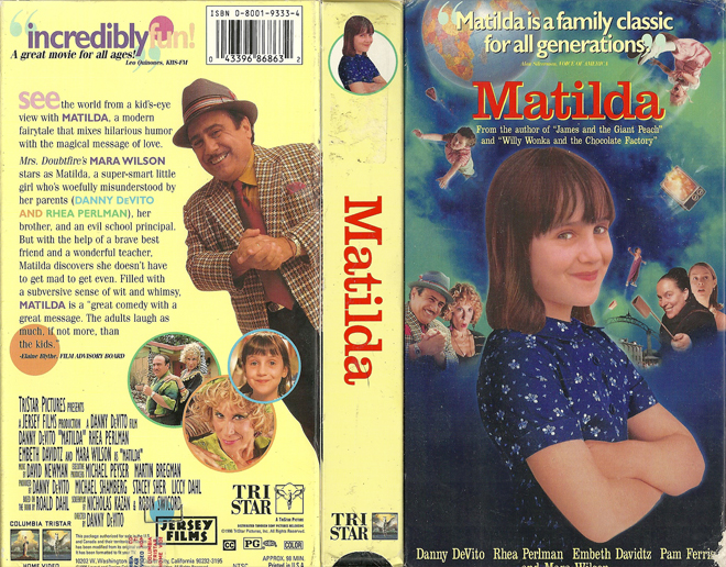 MATILDA VHS COVER