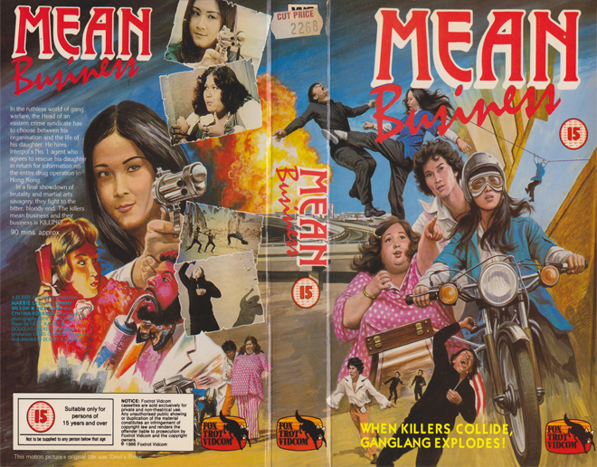 MEAN BUSINESS VHS COVER, ACTION VHS COVER, HORROR VHS COVER, BLAXPLOITATION VHS COVER, HORROR VHS COVER, ACTION EXPLOITATION VHS COVER, SCI-FI VHS COVER, MUSIC VHS COVER, SEX COMEDY VHS COVER, DRAMA VHS COVER, SEXPLOITATION VHS COVER, BIG BOX VHS COVER, CLAMSHELL VHS COVER, VHS COVER, VHS COVERS, DVD COVER, DVD COVERS