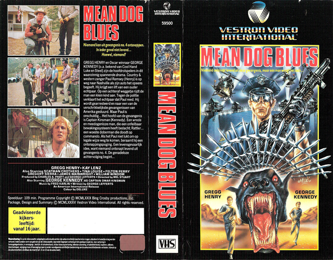 MEAN DOG BLUES VHS COVER