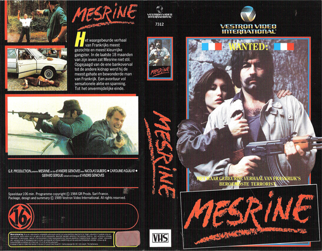 MESRINE VHS COVER