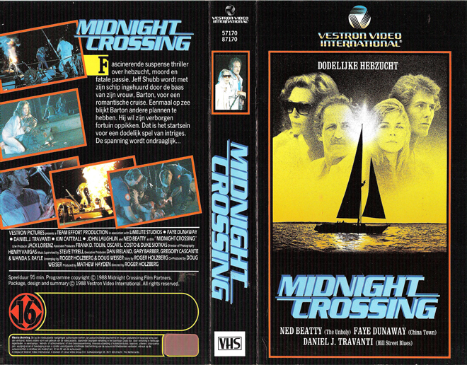 MIDNIGHT CROSSING VHS COVER
