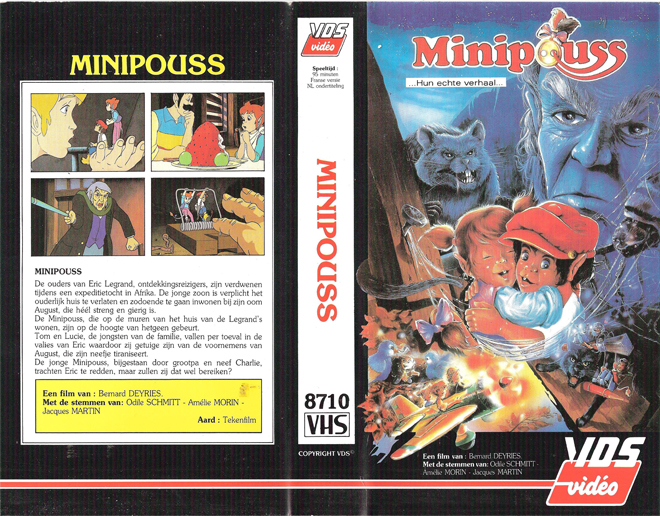 MINIPOUSS THE LITTLES VHS COVER