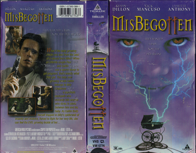 MISBEGOTTEN VHS COVER, VHS COVERS