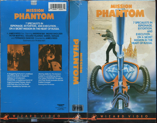 MISSION PHANTOM VHS COVER