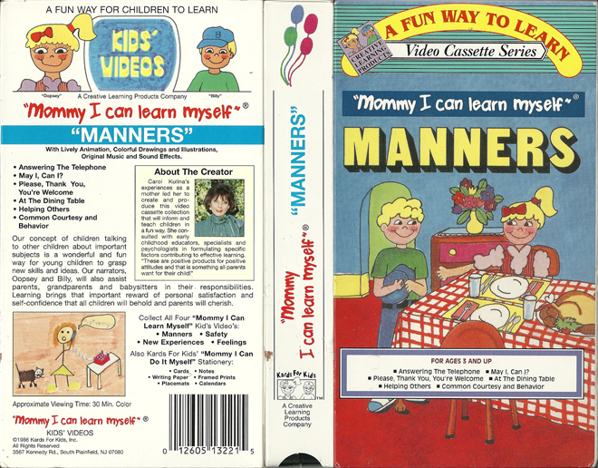 MOMMY I CAN LEARN MYSELF : MANNERS, THRILLER, ACTION, HORROR, SCIFI, ACTION VHS COVER, HORROR VHS COVER, BLAXPLOITATION VHS COVER, HORROR VHS COVER, ACTION EXPLOITATION VHS COVER, SCI-FI VHS COVER, MUSIC VHS COVER, SEX COMEDY VHS COVER, DRAMA VHS COVER, SEXPLOITATION VHS COVER, BIG BOX VHS COVER, CLAMSHELL VHS COVER, VHS COVER, VHS COVERS, DVD COVER, DVD COVERS