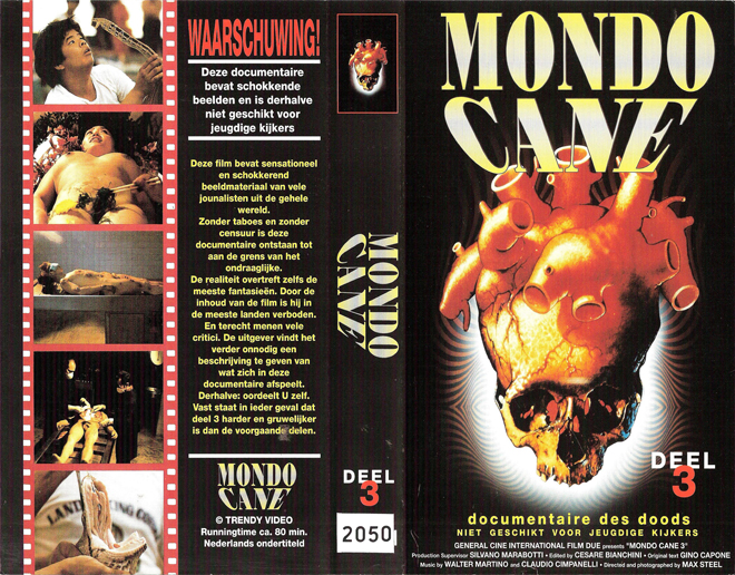 MONDO CANE 3 VHS COVER