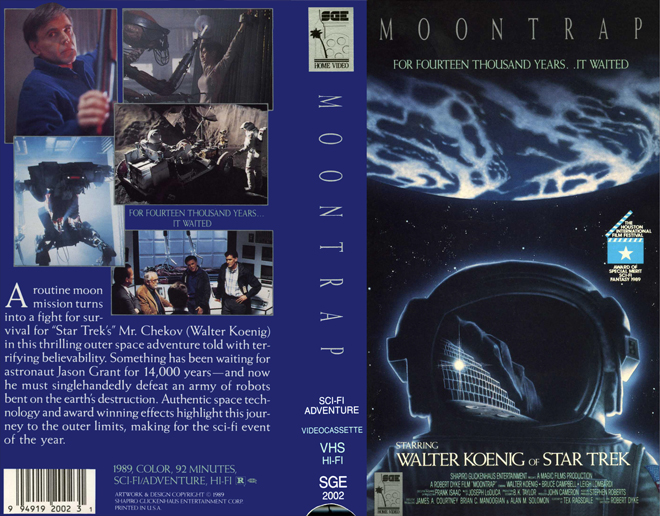 MOONTRAP, VHS COVERS - SUBMITTED BY GEMIE FORD