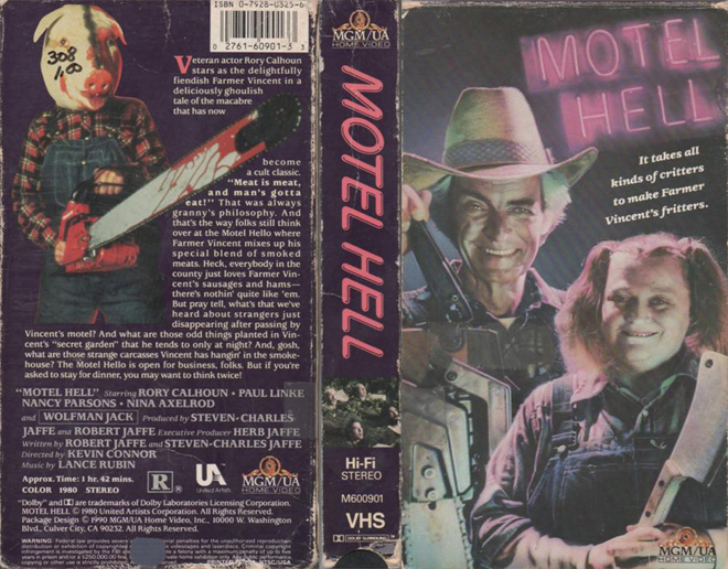 MOTEL HELL, VHS COVERS - SUBMITTED BY RYAN GELATIN