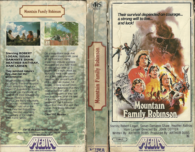 MOUNTAIN FAMILY ROBINSON VHS COVER