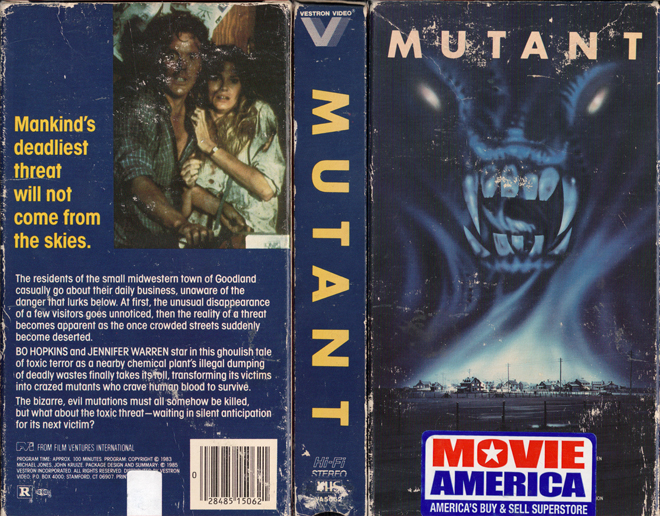MUTANT VHS COVER
