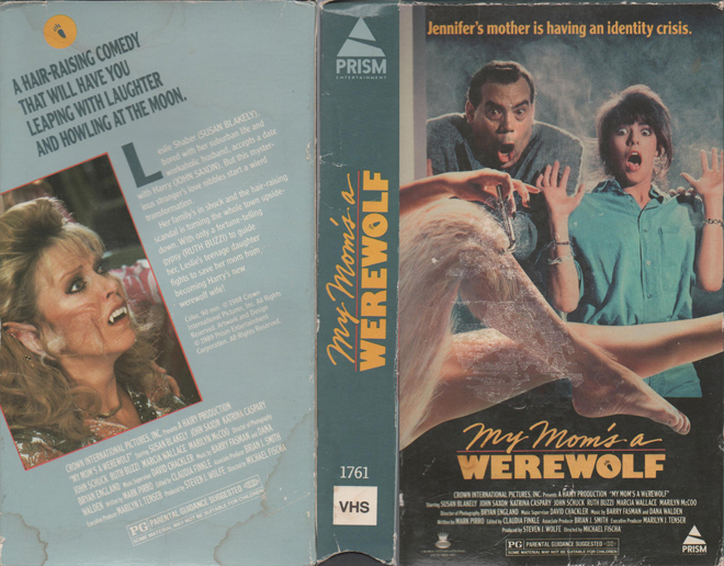 MY MOMS A WEREWOLF, VHS COVERS - SUBMITTED BY RYAN GELATIN