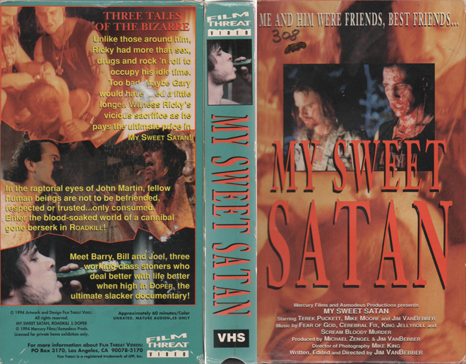 MY SWEET SATAN - SUBMITTED BY RYAN GELATIN, VHS COVERS
