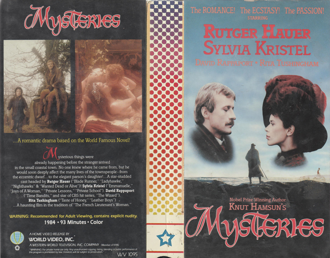 MYSTERIES VHS COVER