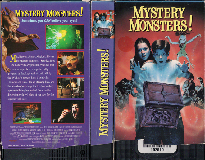 MYSTERY MONSTERS VHS COVER
