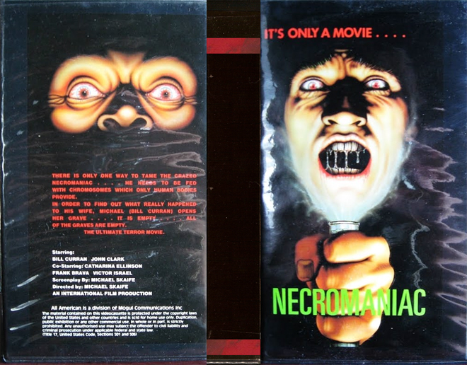 NECROMANIAC VHS COVER