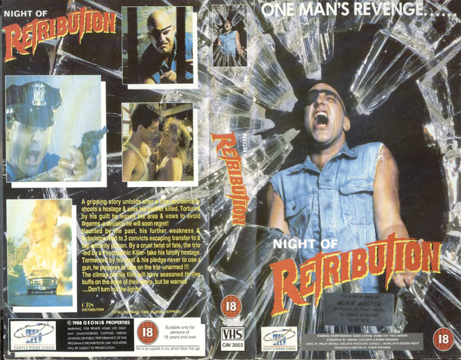 NIGHT OF RETRIBUTION VHS COVER