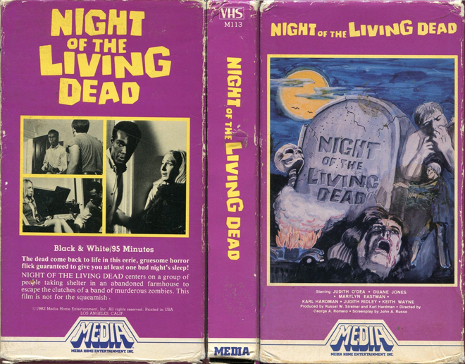 NIGHT OF THE LIVING DEAD, ACTION VHS COVER, HORROR VHS COVER, BLAXPLOITATION VHS COVER, HORROR VHS COVER, ACTION EXPLOITATION VHS COVER, SCI-FI VHS COVER, MUSIC VHS COVER, SEX COMEDY VHS COVER, DRAMA VHS COVER, SEXPLOITATION VHS COVER, BIG BOX VHS COVER, CLAMSHELL VHS COVER, VHS COVER, VHS COVERS, DVD COVER, DVD COVERS