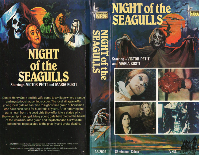 NIGHT OF THE SEAGULLS VHS COVER
