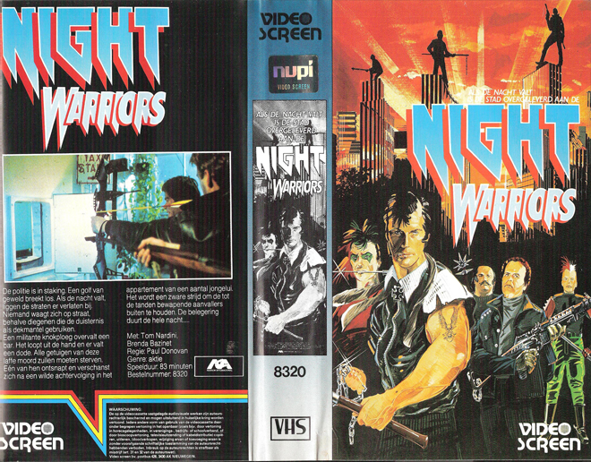 NIGHT WARRIORS VHS COVER