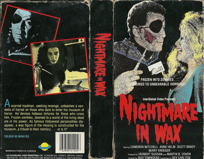 NIGHTMARE IN WAX VHS COVER