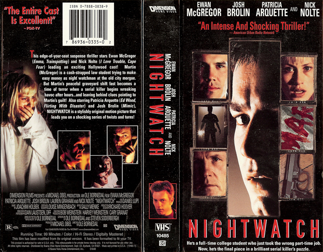 NIGHTWATCH VHS COVER