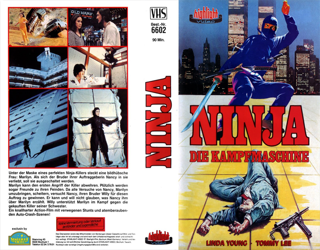 NINJA APOCALYPSE GERMAN VHS COVER