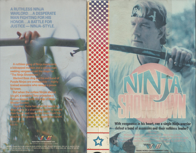 NINJA SHOWDOWN VHS COVER