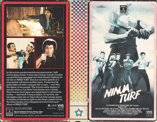 NINJA TURF RCA HOME VIDEO VHS COVER